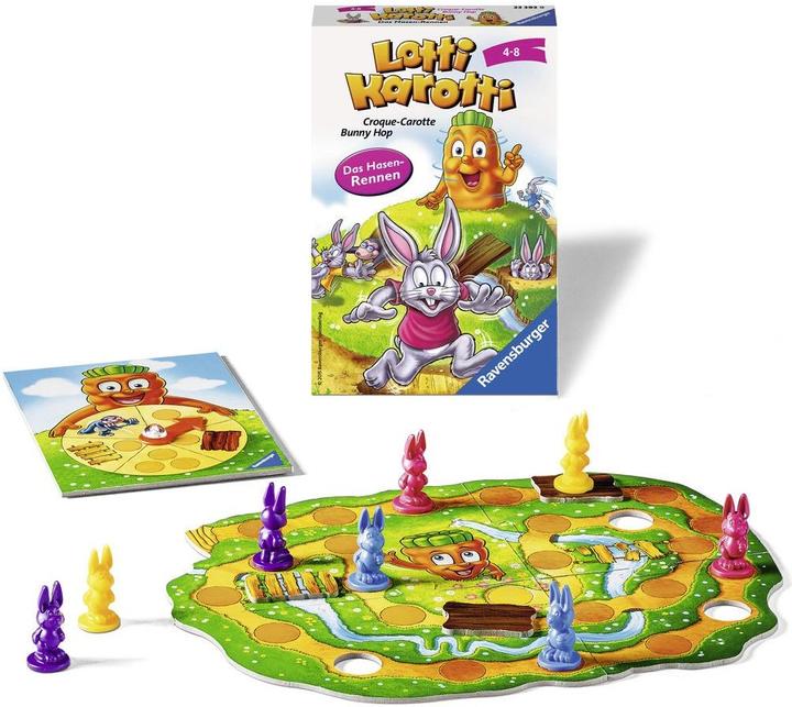 Actual product image Ravensburger Lotti Carotti Race (German, French, Italian)