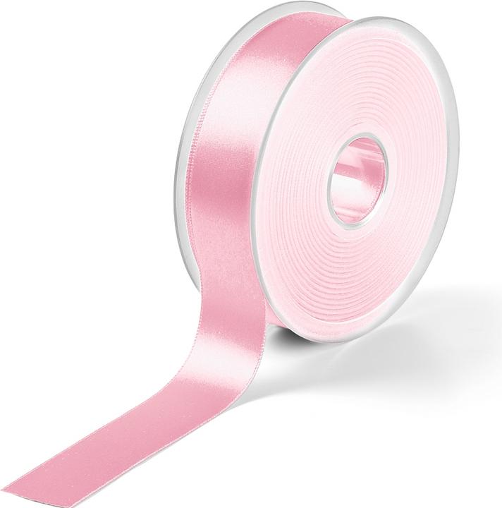Image du produit Prym Ruban de satin, brillant des deux côtés, rose 25 mm, coupon 3 m, 100 % PES (Ruban, 1 x)