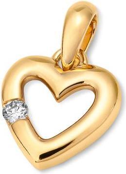 Breuning ANHÄNGER - BRILL. 0,04 Ct. H/si (585, - Gold)
