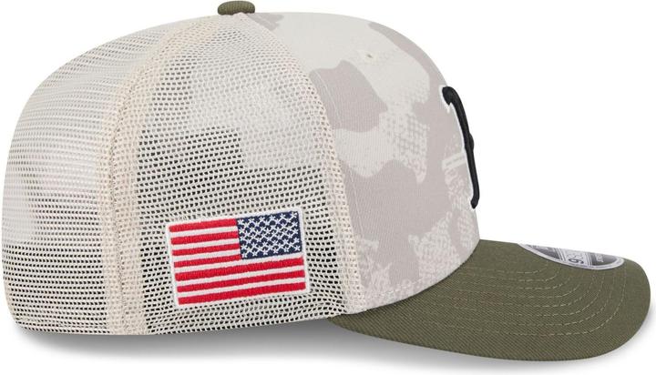 Actual product image New Era 9Seventy Trucker Cap - Armed Forces Boston Red Sox