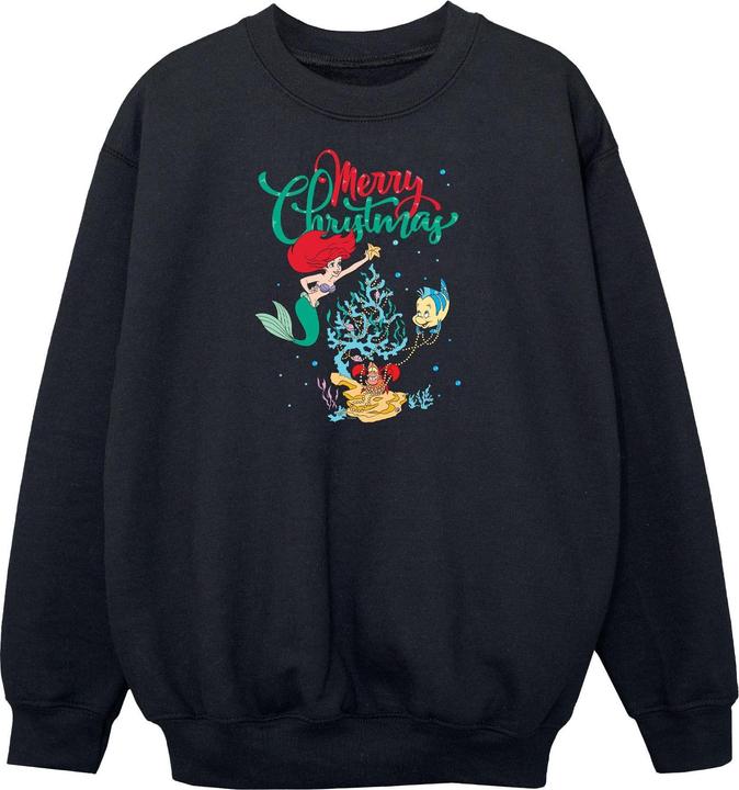 Disney Princess Ariel Merry Christmas Sweatshirt Mädchen