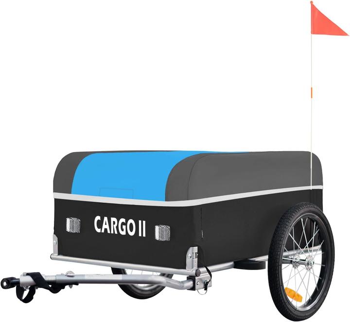 Actual product image Tiggo Fahrrad-Lastenanhänger Cargo II, klappbar, 130L Volumen