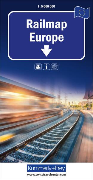 Produktbild Railmap Europe 1:5Mio