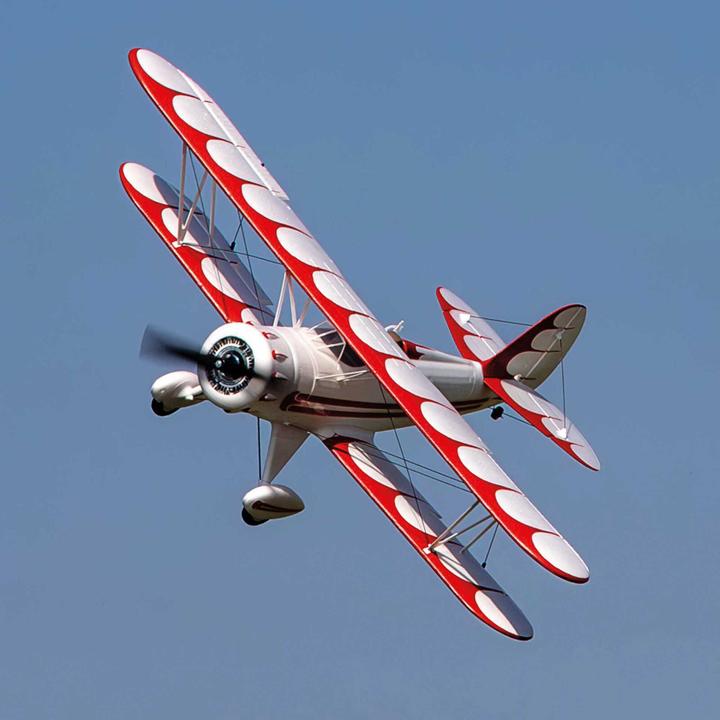 Image du produit E-Flite FLUGZEUG WACO White 550mm EP BNF UMX mit AS3X & SAFE Select (Multi moteur)
