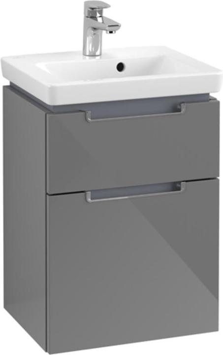 Produktbild Villeroy & Boch V&B Waschtischunterschrank SUBWAY 2.0 f HWB 440x590x352mm Glossy Grey (44 x 35 x 59 cm)