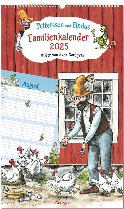 Produktbild Pettersson und Findus. Familienkalender 2025 (27 x 45 cm, Deutsch)