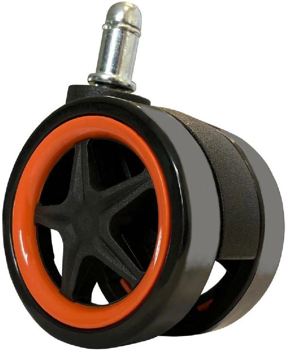 Actual product image LC-Power Castors LC-CASTERS-DRIFT Set of 5 Orange