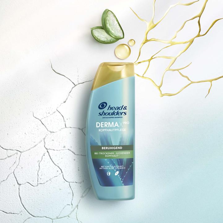Produktbild Head & Shoulders Derma X Pro Shampoo beruhigend liq (225 ml, Flüssiges Shampoo)