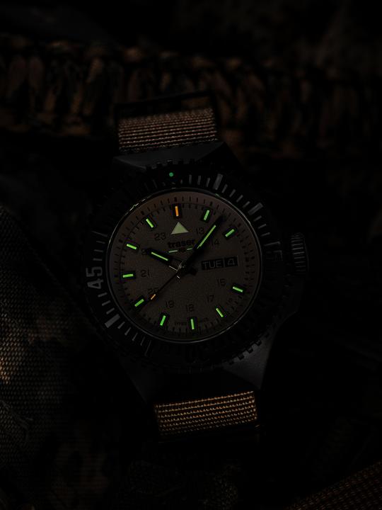 Actual product image Traser P69 Black Stealth (Diving watch, 46 mm)