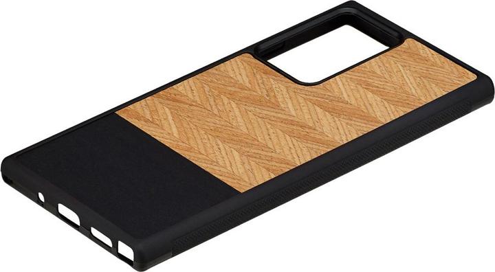 Actual product image Man.Wand &WOOD case for Galaxy Note 20 Ultra herringbone nero juodas (Samsung Galaxy Note 20 Ultra)