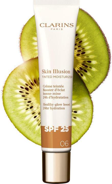 Immagine prodotto Clarins Skin Illusion - Getönte Feuchtigkeitscreme Spf25 06 (Crema solare viso, SPF 25, 40 ml)