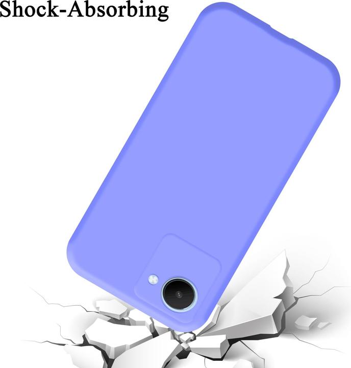 Actual product image Cadorabo TPU Liquid Silicone Case Cover for Realme C30 / Narzo 50i PRIME (Realme Narzo 50i Prime, Nokia C30)