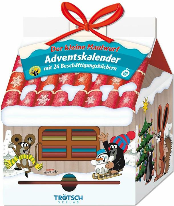 Actual product image The Little Mole Advent Calendar House with 24 Mini Books