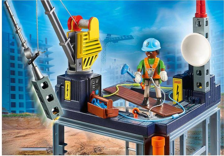 Actual product image Playmobil 70816 Starter set construction site with winch (70816, Playmobil City Action)