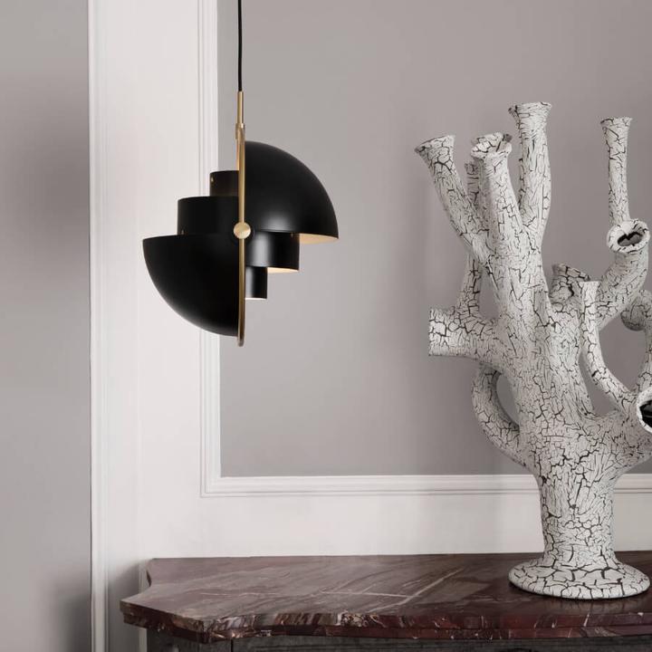 Actual product image Gubi Multi-Lite pendant light S brass/black (E14, 470 lm)