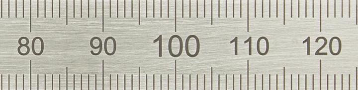 Produktbild Magni Helios Preisser Stahlmassstab biegsam (rostfreier Federbandstahl, Skalierung: oben und unten 150 mm)