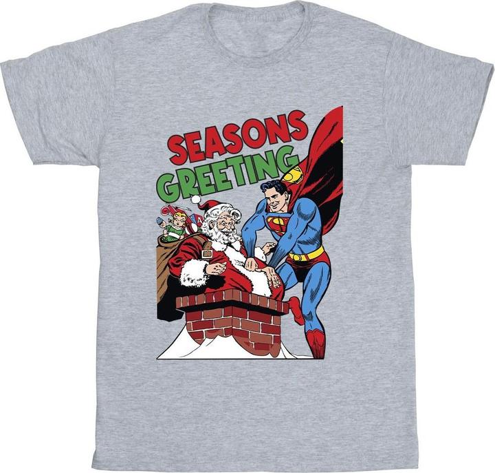 Superman Santa Comic TShirt