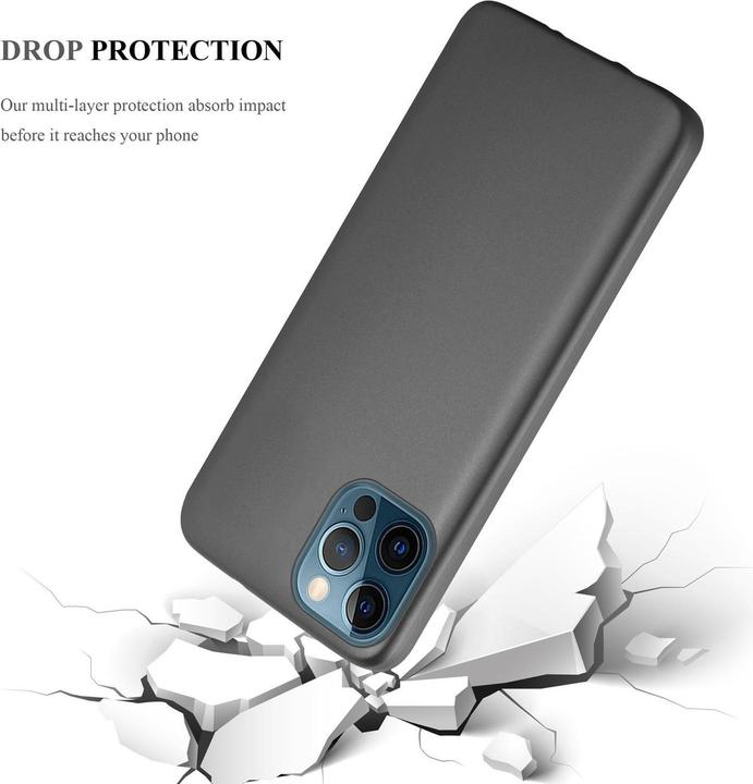 Actual product image Cadorabo TPU Matt Metallic Cover (Apple iPhone 12 Pro Max)