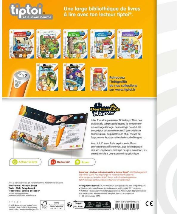 Produktbild Ravensburger Destination Savoir L Espace (Französisch, Collectif, 2024)