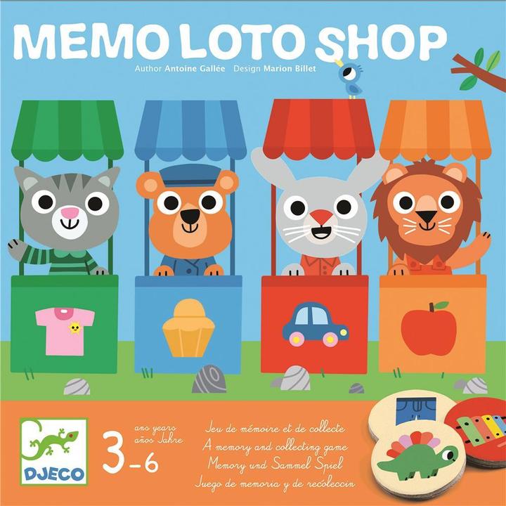 Image du produit Djeco Boutique Memo Loto (Multilingue)