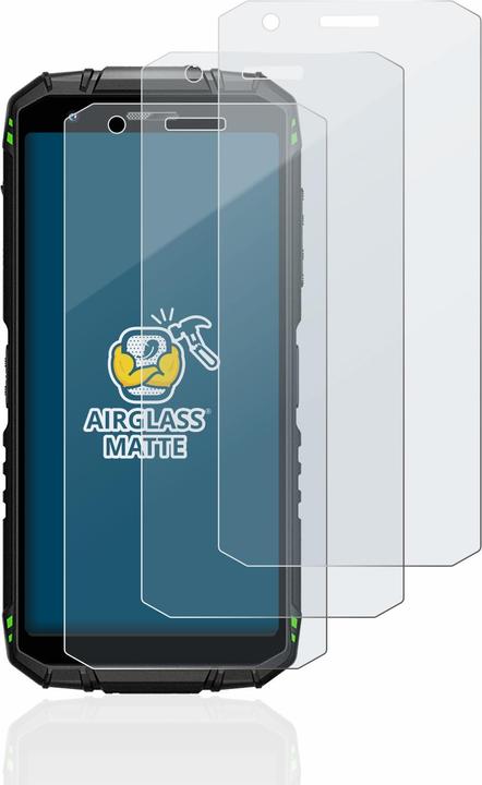Actual product image BROTECT AirGlass Glass Matte (3 Piece, Doogee S41 Pro)