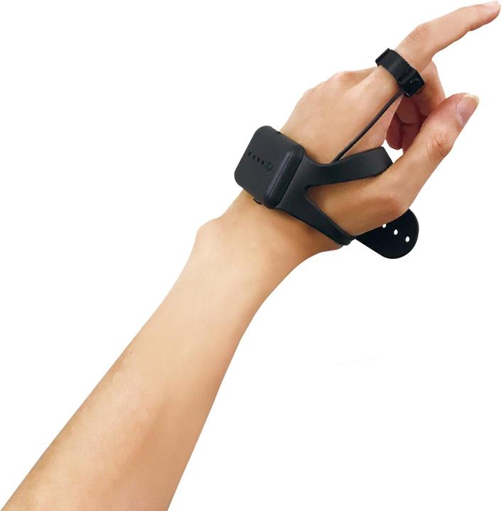 Actual product image Amewi Extreme Air Cycle Drone RTF blue/yellow incl. control wristband (7 min)
