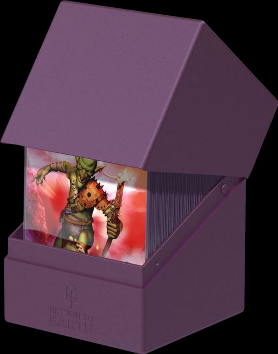 Actual product image Ultimate Guard Card Box Boulder Deck Case Standard Size 100+ Purple