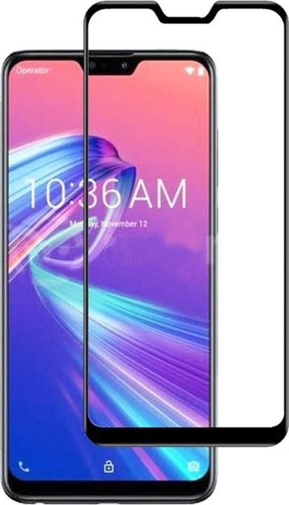 Actual product image Screenguard Asus Zenfone Max Pro M2 Full Screen Protective Glass Film 2.5D 9H (1 Piece, Asus Zenfone Max Pro (M2))