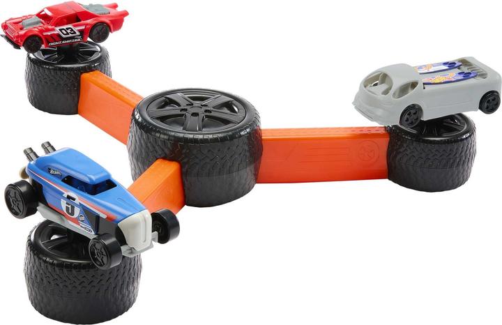 Actual product image Mattel Games Hot Wheels Build ‘N Slam™ Game (Multilingual)