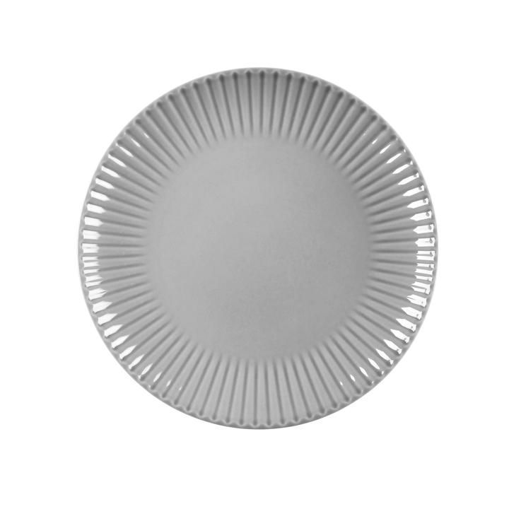 Actual product image Krautheim & Adelberg Dinner plate relief grey 2pcs (2 x, 27 cm)