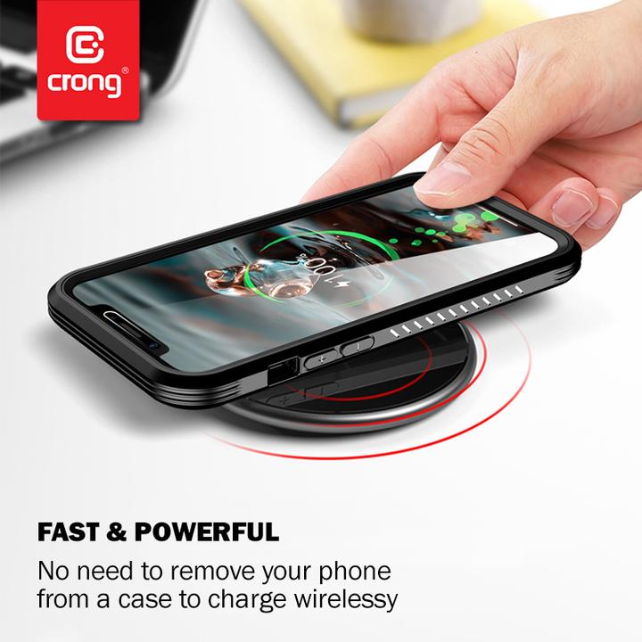 Actual product image Crong charger Induction 3 A (CRG-PS15W-BLK) (15 W)