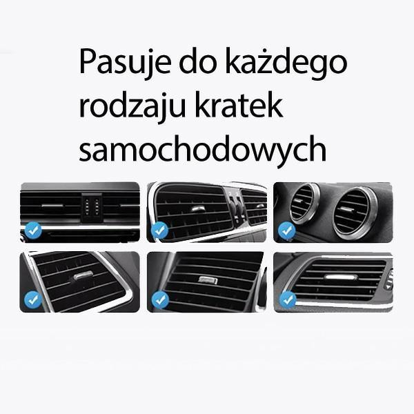 Actual product image Usams Uchwyt indukcyjny US-CD222 15W do kratki went. czarny/black CD222ZJ01 (15 W)