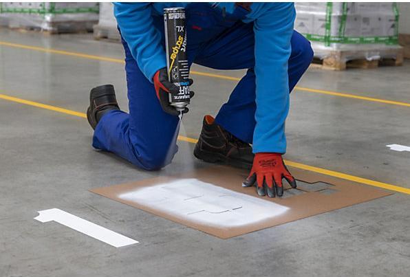 Actual product image Ampere Stencil set, industrial premises, text and symbol, 8 assorted stencils