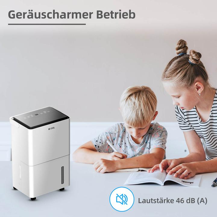 Actual product image Be Cool BC30LEF2301 Luftentfeuchter 25m² 600W 30 l/Tag Weiss, Grau (25 m², 30 l/24h)