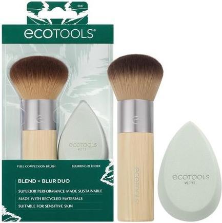 Immagine prodotto EcoTools Pennello e spugna per trucco Blend + Blur Duo per prodotti liquidi e in crema Pelle Nuvola