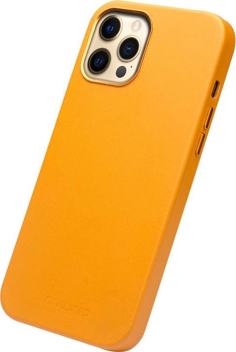 Produktbild QiAlino Hülle (MagSafe kompatibel) Orange (Apple iPhone 12 Pro Max)