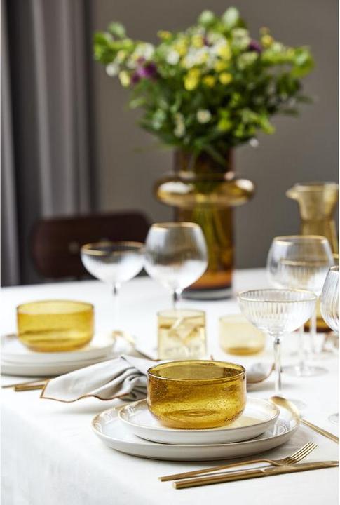 Actual product image Lyngby Glass - Palermo Cocktail glass 31 cl Gold 4 pc (3.15 dl, 4 x, Aperitif glasses)