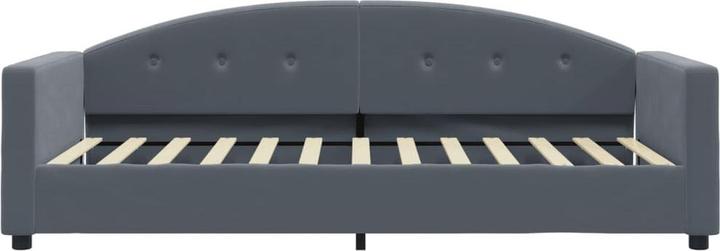 Produktbild VidaXL Tagesbett Ausziehbar Schubladen Schlafsofa Bett Dunkelgrau 80x200 cm Samt