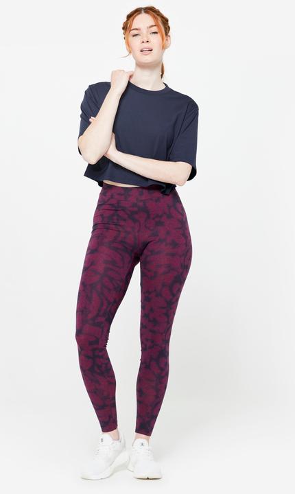Image du produit Domyos T-shirt femme crop top - bleu foncé (XS)