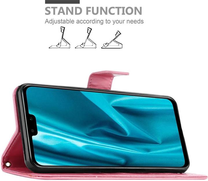 Image du produit Cadorabo Couverture du livre de fleurs (Huawei Y9 (2019))