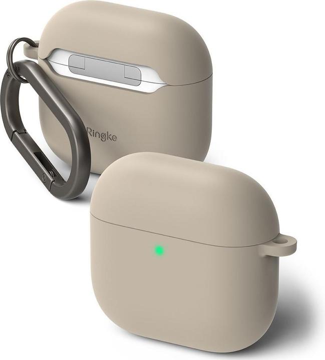 Produktbild Ringke Silicone Case for Apple AirPods 4 - Beige (Kopfhörer Tasche)