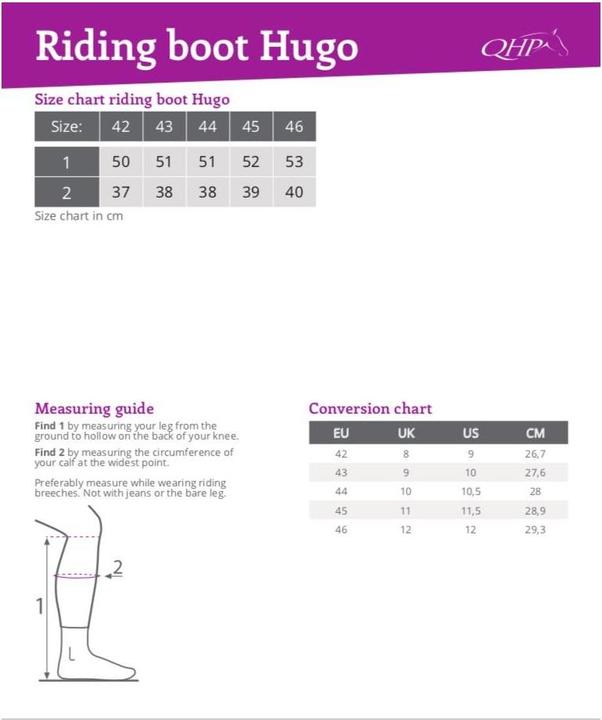 Produktbild Qhp Hugo Reitstiefel Herren (44)