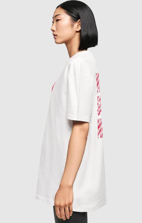 Actual product image FC Bayern München Logo Red Oversized Boyfriend Tee - 119409 (S)