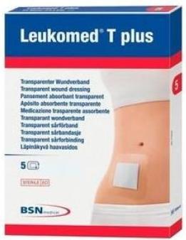 Energie-Label BSN T plus transparenter Wundverband 8x15cm mit Wundauflage (5 x)