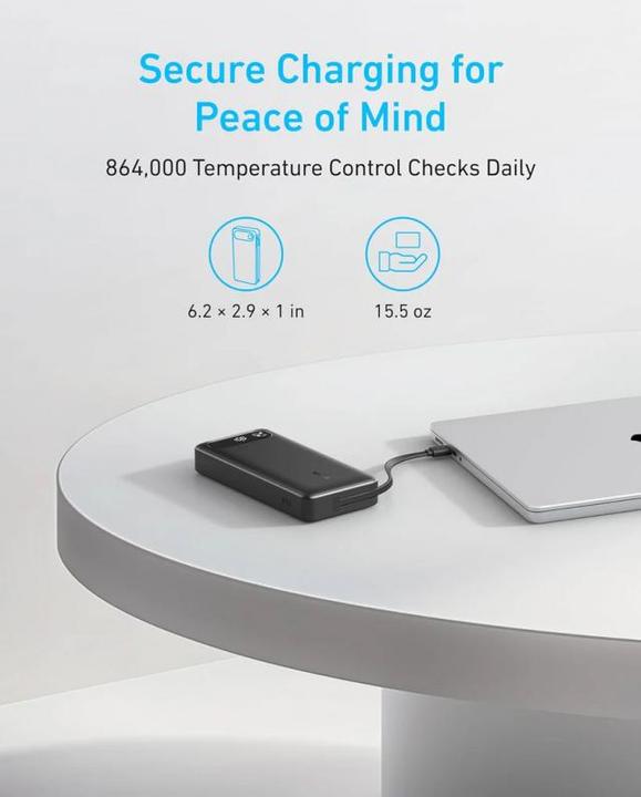 Immagine prodotto Anker Power Bank A1383011 (20000 mAh, 87 W, 65 Wh)