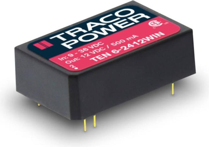 Immagine prodotto TracoPower Convertitore CC/CC,9-36Vi,12Vo 0,5A,6W