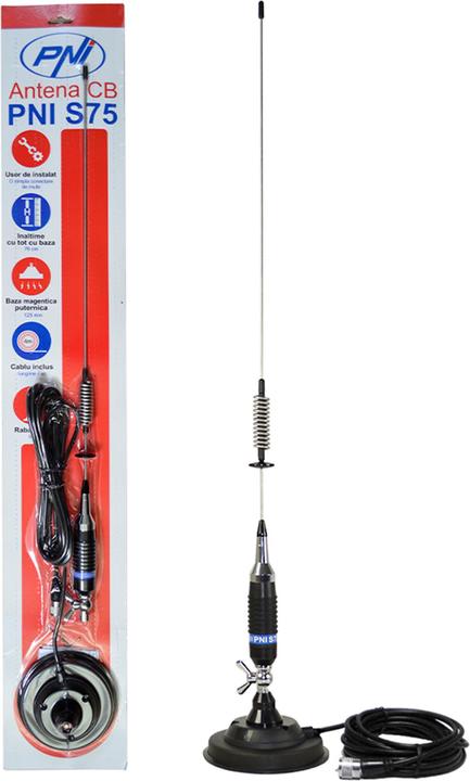 Produktbild PNI CB-Antenne S75 Schraub Schmetterlingshalterung