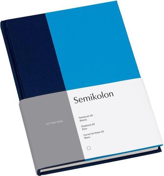 Image du produit Semikolon Carnet de notes A5 vierge marine aqua