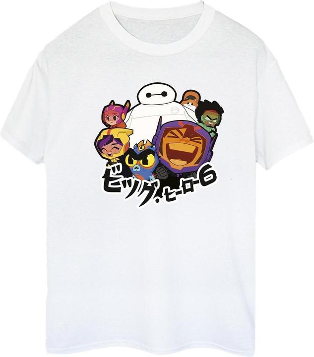 Disney Big Hero 6 Baymax Group Manga TShirt (XXL)