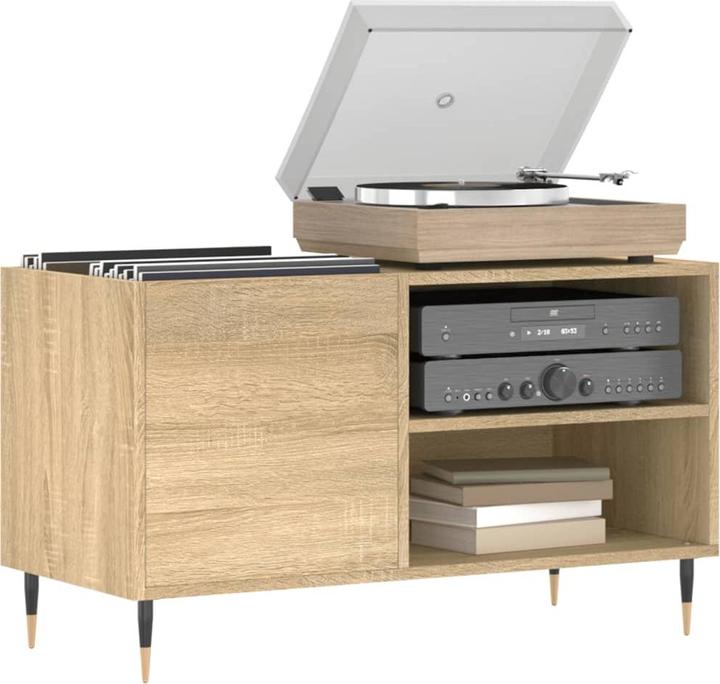 Actual product image VidaXL Plattenschrank Sonoma-Eiche 85x38x48 cm Holzwerkstoff